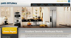 Desktop Screenshot of davisappliances.com